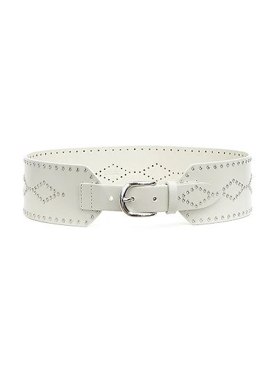 Lucie Studded Leather Belt