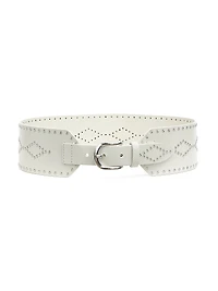 Lucie Studded Leather Belt