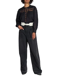 Lucie Studded Leather Belt