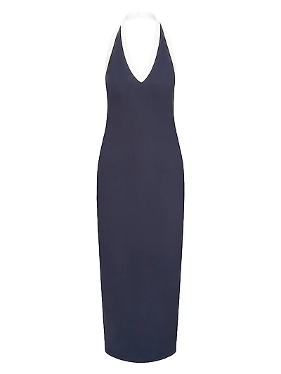 Naomi Halterneck Maxi Dress