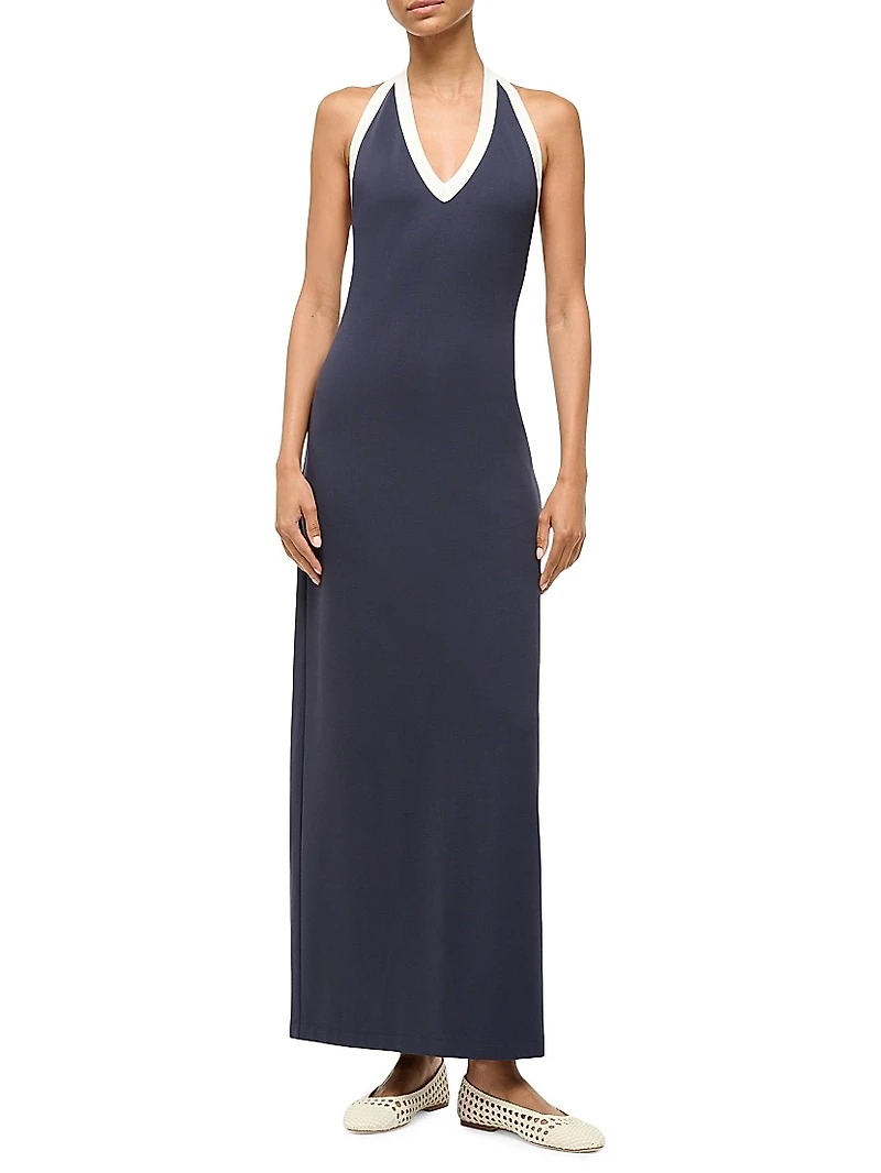 Naomi Halterneck Maxi Dress