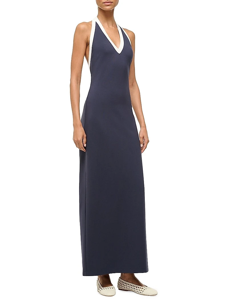 Naomi Halterneck Maxi Dress