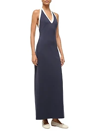 Naomi Halterneck Maxi Dress