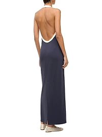 Naomi Halterneck Maxi Dress
