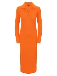 Sienna Knit Polo Maxi Dress