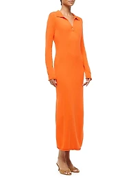 Sienna Knit Polo Maxi Dress