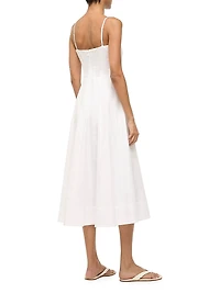 Wylie Stretch-Cotton Midi-Dress