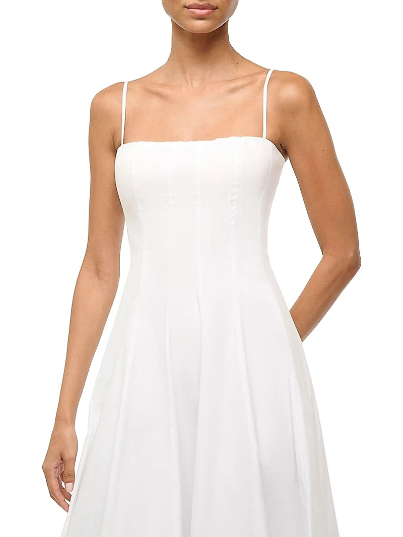 Wylie Stretch-Cotton Midi-Dress