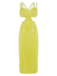 Sequined Strappy Midi-Dress