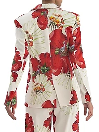 Carnation Single-Breasted Jacket