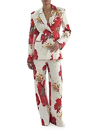 Carnation Single-Breasted Jacket