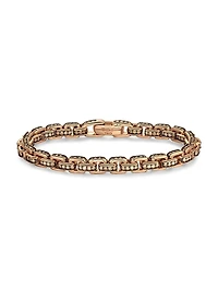 Box Chain Bracelet 18K Rose Gold