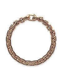 Box Chain Bracelet 18K Rose Gold