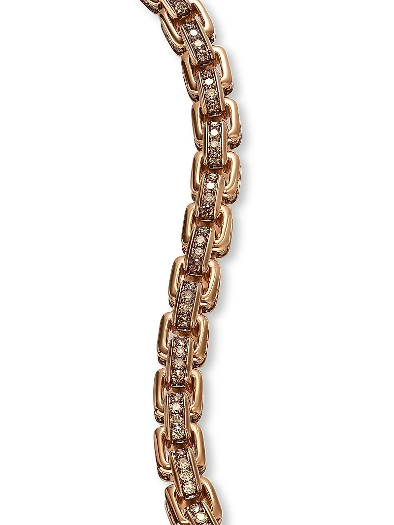 Box Chain Bracelet 18K Rose Gold