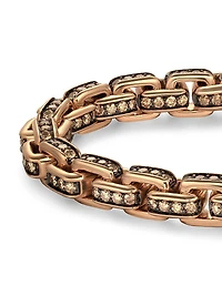 Box Chain Bracelet 18K Rose Gold