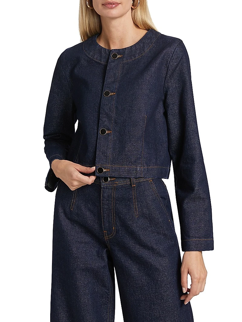 Ezra Button-Front Jacket