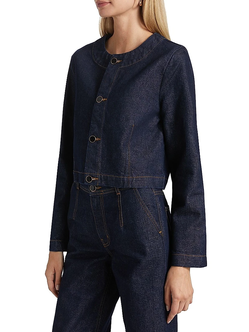 Ezra Button-Front Jacket