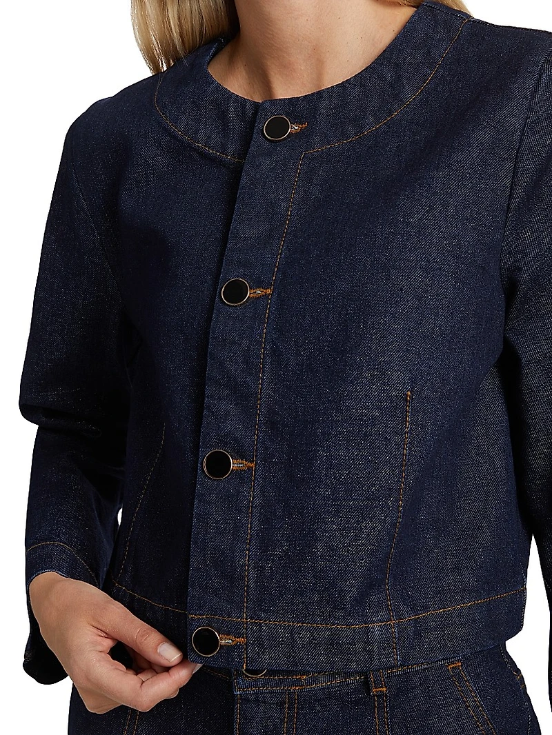 Ezra Button-Front Jacket
