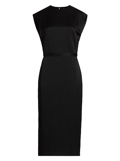 Cantini Cap-Sleeve Midi-Dress