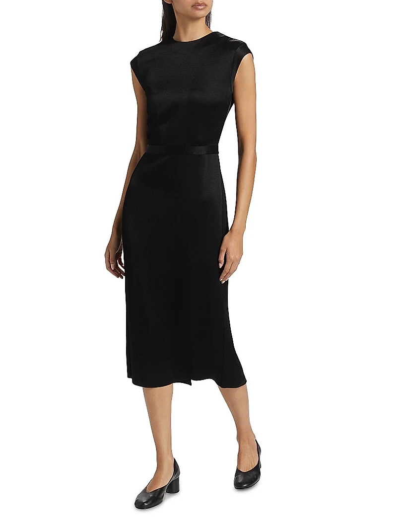 Cantini Cap-Sleeve Midi-Dress