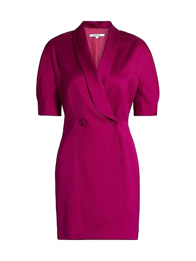 Desiree Elbow-Sleeve Jacket Dress