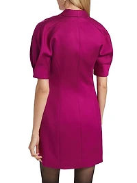 Desiree Elbow-Sleeve Jacket Dress