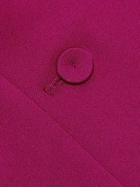 Desiree Elbow-Sleeve Jacket Dress