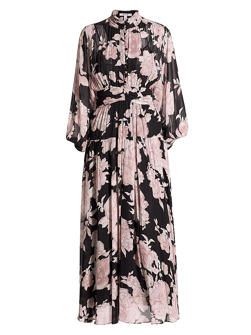 Jolie Floral Midi-Dress