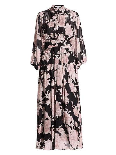 Jolie Floral Midi-Dress