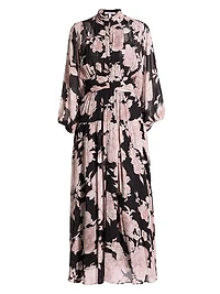 Jolie Floral Midi-Dress