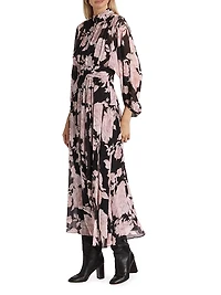Jolie Floral Midi-Dress