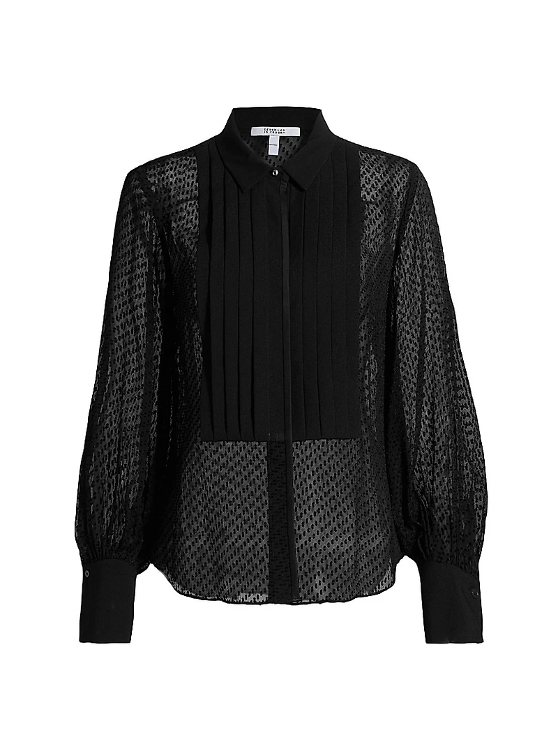 Oriel Dobby-Dot Jacquard Shirt