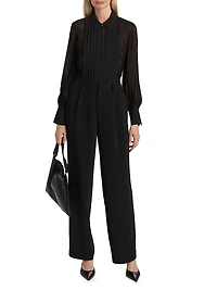 Oriel Dobby-Dot Jacquard Shirt