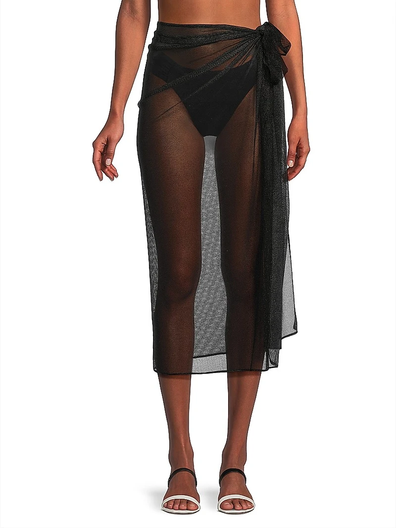 Metallic Mesh Sarong