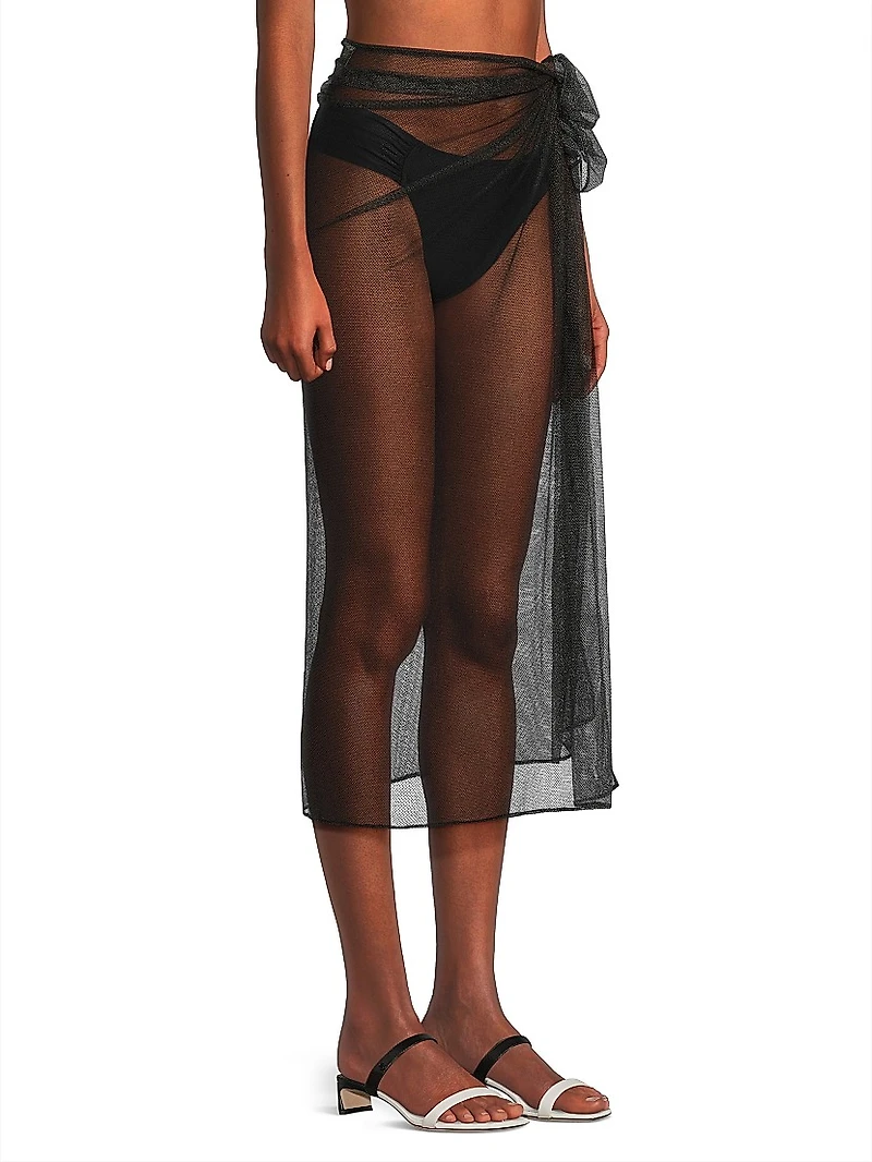 Metallic Mesh Sarong