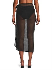 Metallic Mesh Sarong