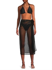 Metallic Mesh Sarong