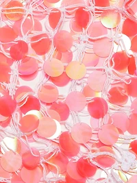 Sequin Crochet Pullover Minidress