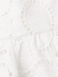 Verity Cotton Eyelet Cover-Up Minidress