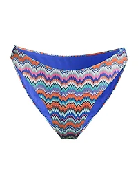 Margot Barcelona Metallic Chevron Bikini Bottom