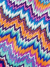Margot Barcelona Metallic Chevron Bikini Bottom