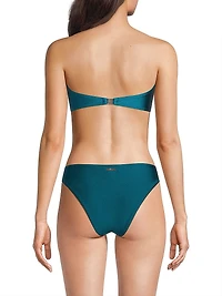 Soleil Gloss Twist Bandeau Top