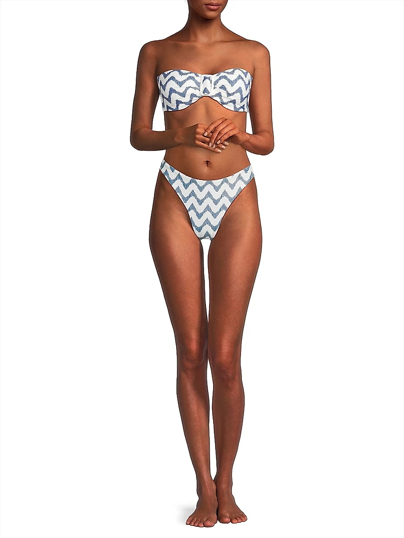 Margot Barcelona Chevron Bikini Bottom