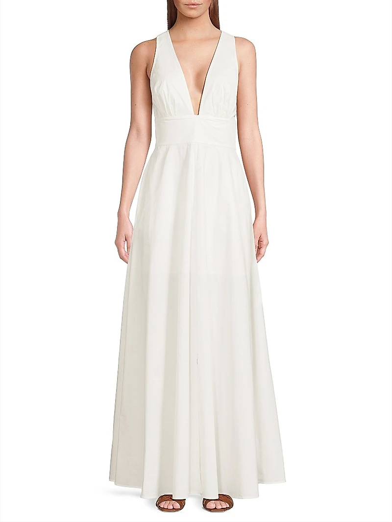 Catarina Poplin Maxi Dress