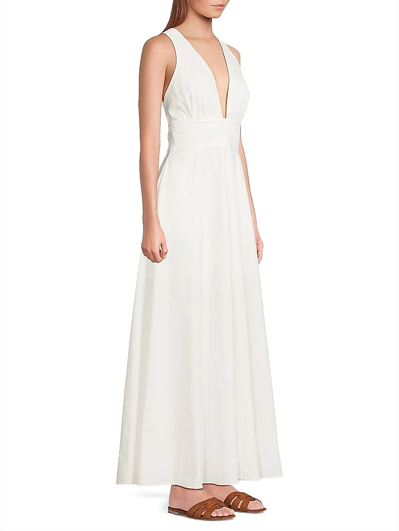 Catarina Poplin Maxi Dress