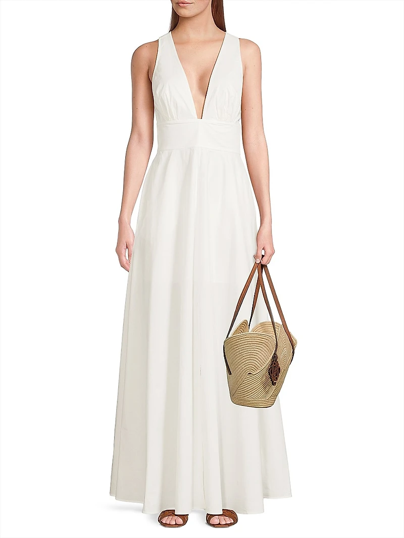 Catarina Poplin Maxi Dress