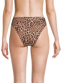 Niki Leopard O-Ring Bikini Bottom
