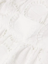 Jessie Eyelet Cotton Cover-Up Minidress