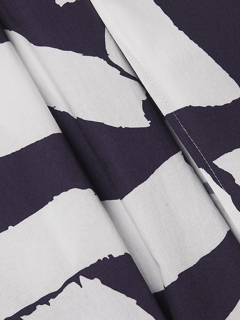 Catarina Brushstroke Poplin Maxi Dress