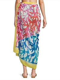 Abstract-Print Sarong